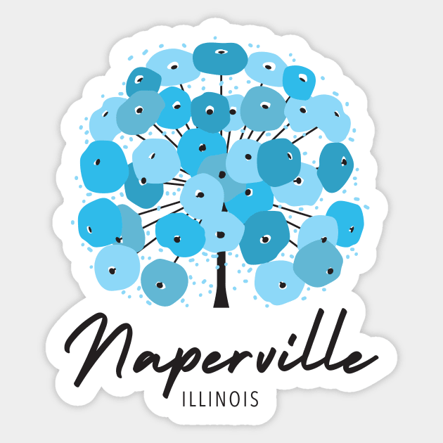 Fun and Fancy Dandelion Fountain Naperville Illinois Sticker by BlueSkyTheory